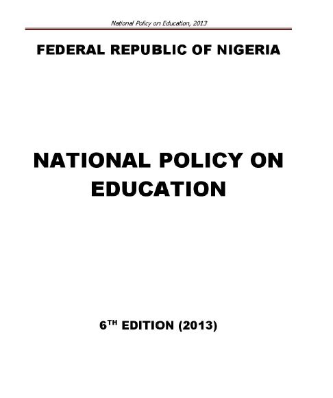 National Policy on Education