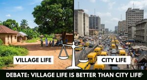 Debate: Village Life is Better Than City Life (7 Winning Points)