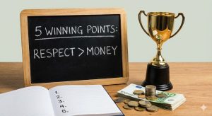 5 Winning Points: Respect is More Important Than Money 