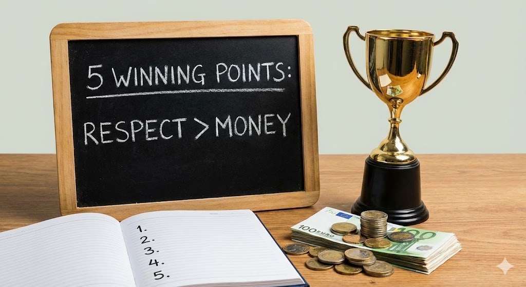 5 Winning Points: Respect is More Important Than Money 