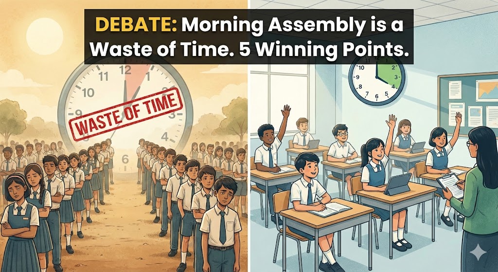 5 Winning Points: Why Morning Assembly is a Waste of Time (Debate Script)