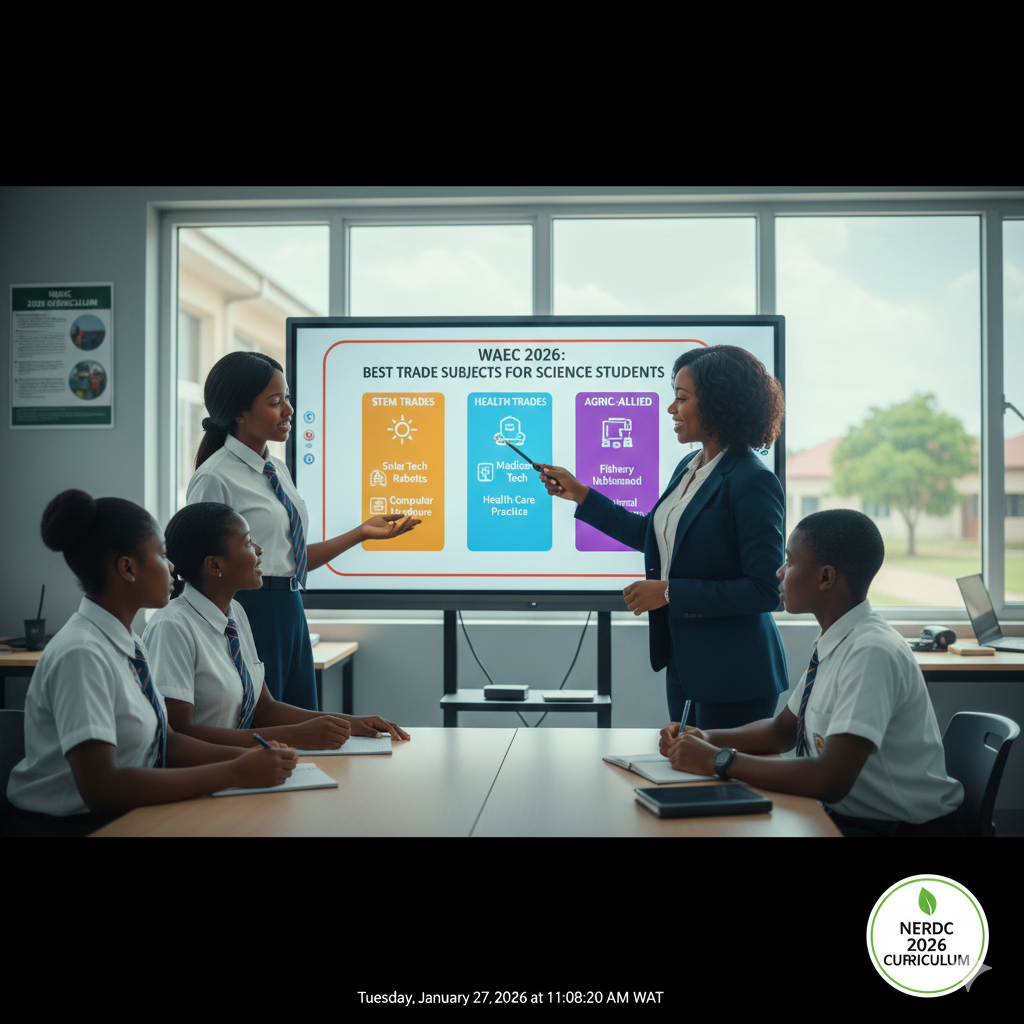 Best trade subjects for Science students in WAEC 2026