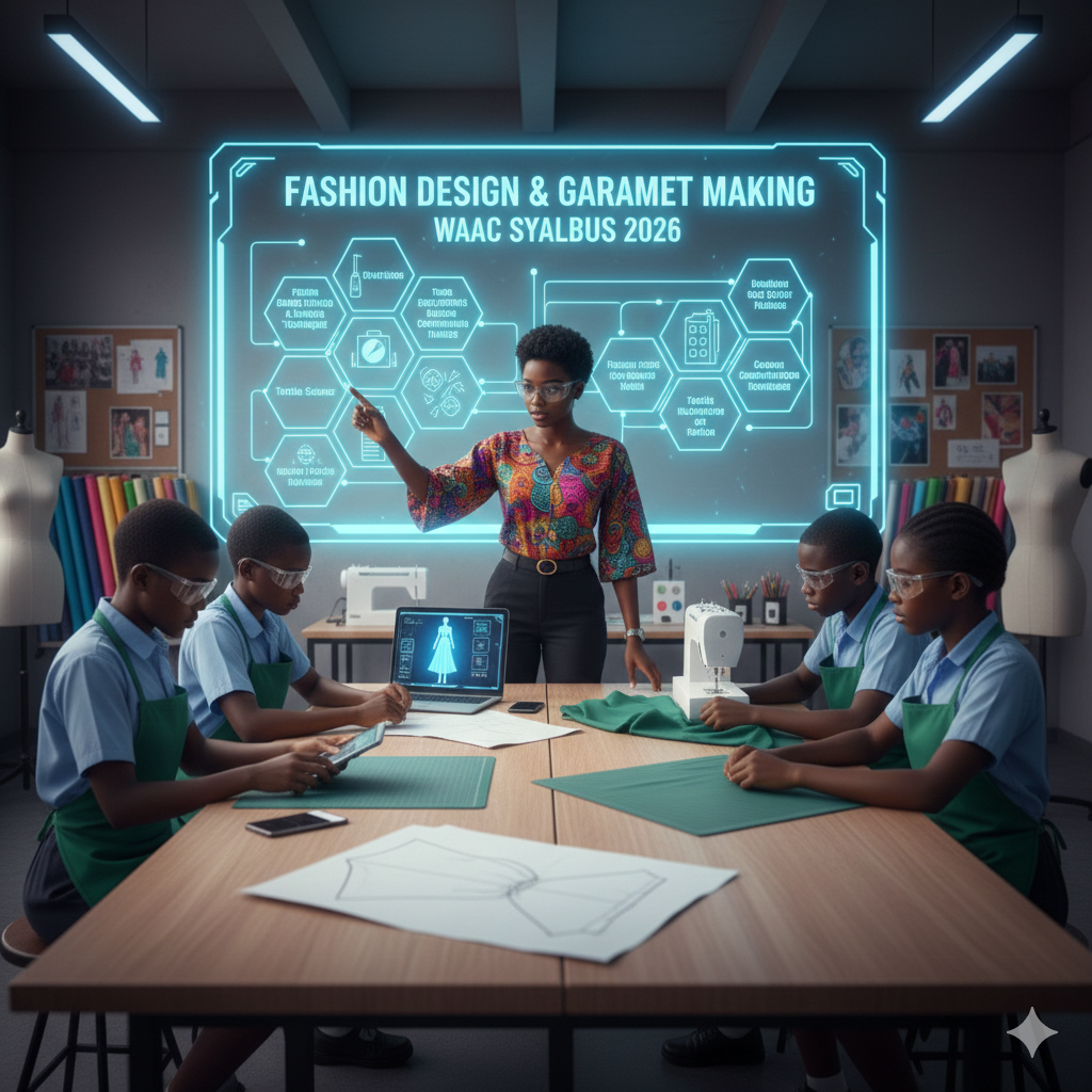 Fashion Design and Garment Making WAEC syllabus 2026
