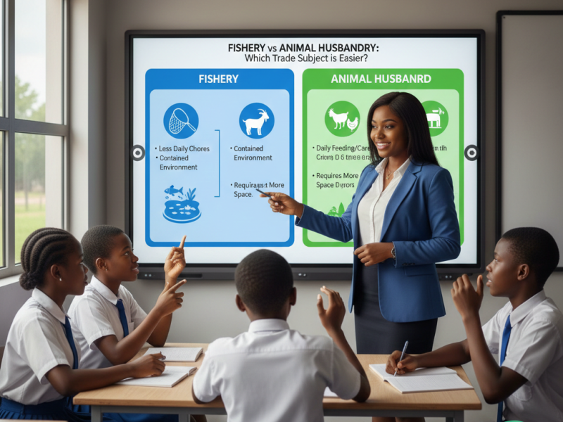 Fishery vs Animal Husbandry Which trade subject is easier