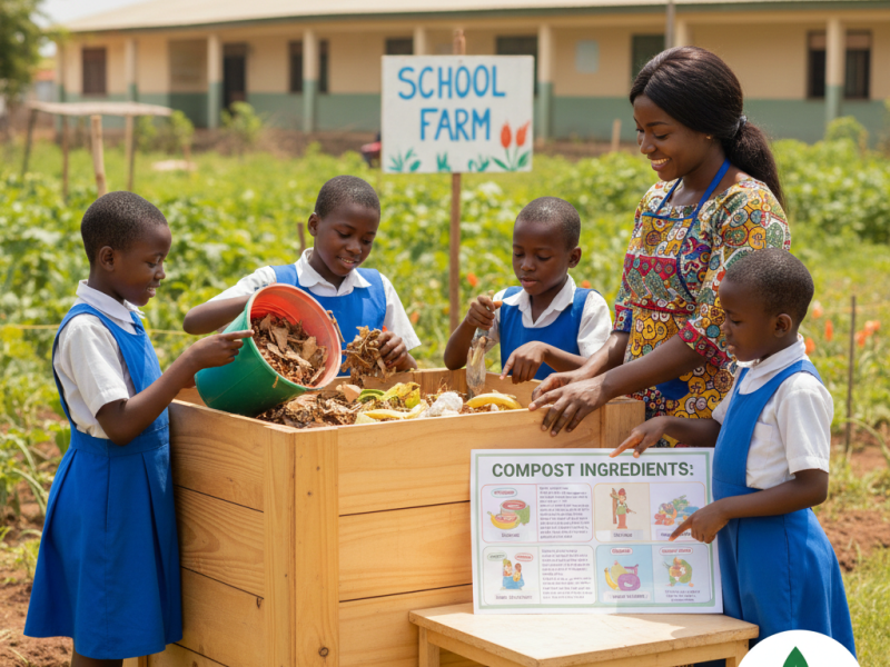 How to make compost manure project for primary school