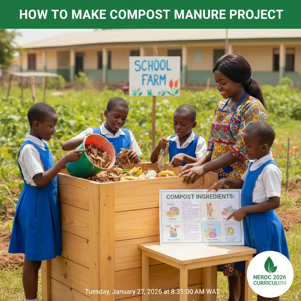 How to make compost manure project for primary school