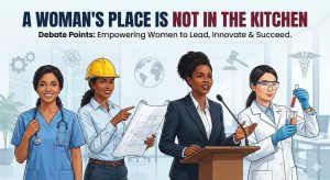 A Woman’s Place Is Not In The Kitchen Debate Points