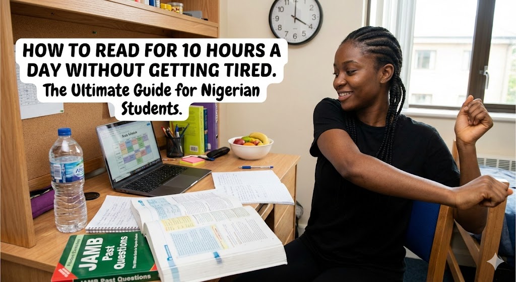 How to Read for 10 Hours a Day Without Getting Tired: The Ultimate Guide for Nigerian Students