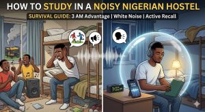 How to Study Effectively in a Noisy Nigerian Hostel (Survival Guide)