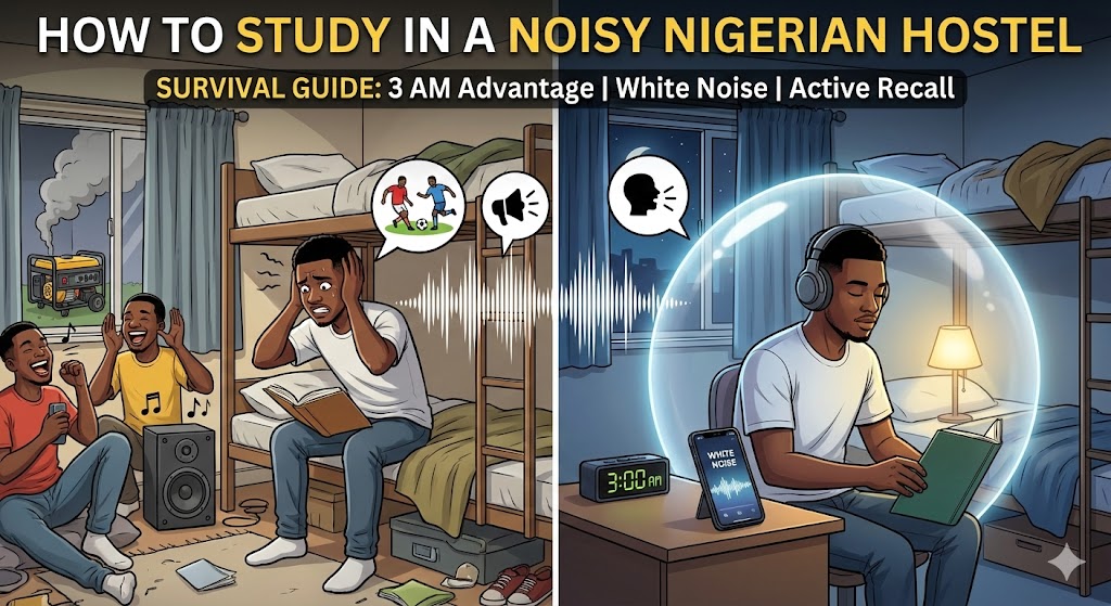 How to Study Effectively in a Noisy Nigerian Hostel (Survival Guide)