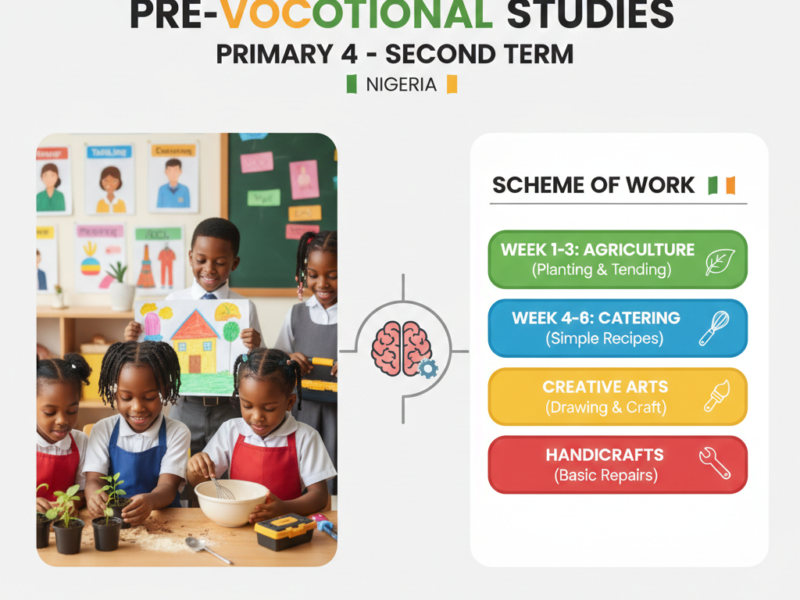 pre vocational studies for primary 4 second term