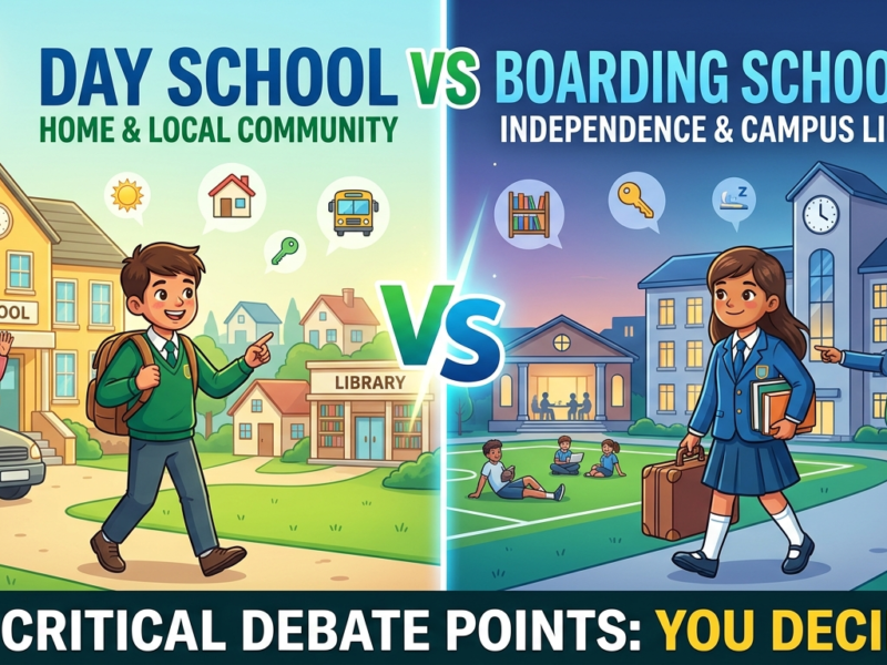 Why day school is better than boarding school debate