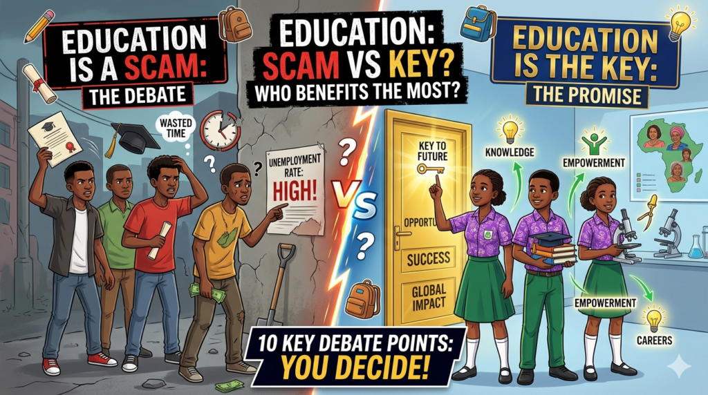 Education is a Scam vs Education is the Key
