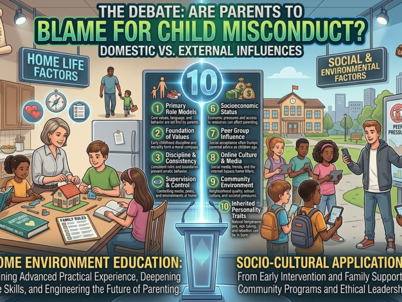 Parents Are NOT Solely to Blame for the Misconduct of Their Children