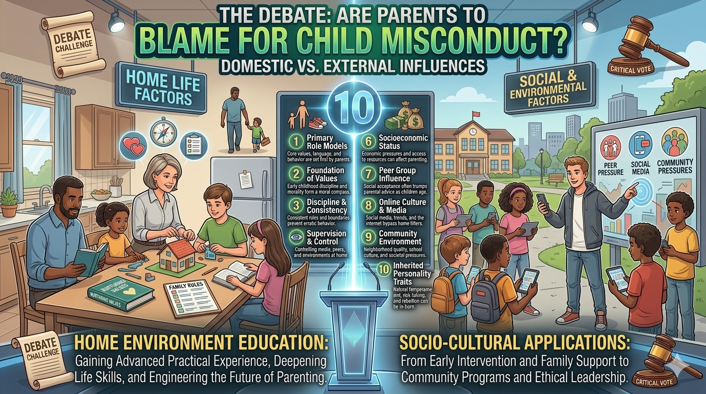 Parents Are NOT Solely to Blame for the Misconduct of Their Children