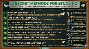 7 Secret Methods for Studying That Boost Memory & Exam Scores Fast