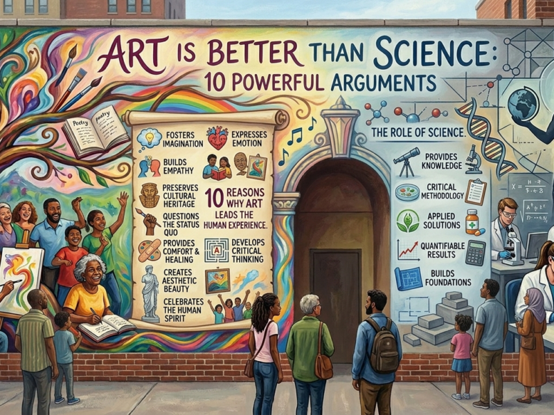 Art Is Better Than Science 10 Powerful Arguments