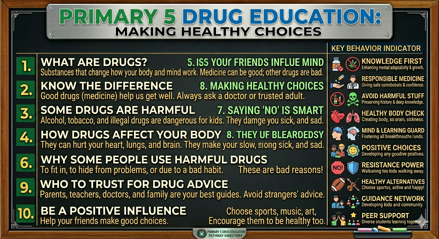 DRUG EDUCATION FOR PRIMARY 5