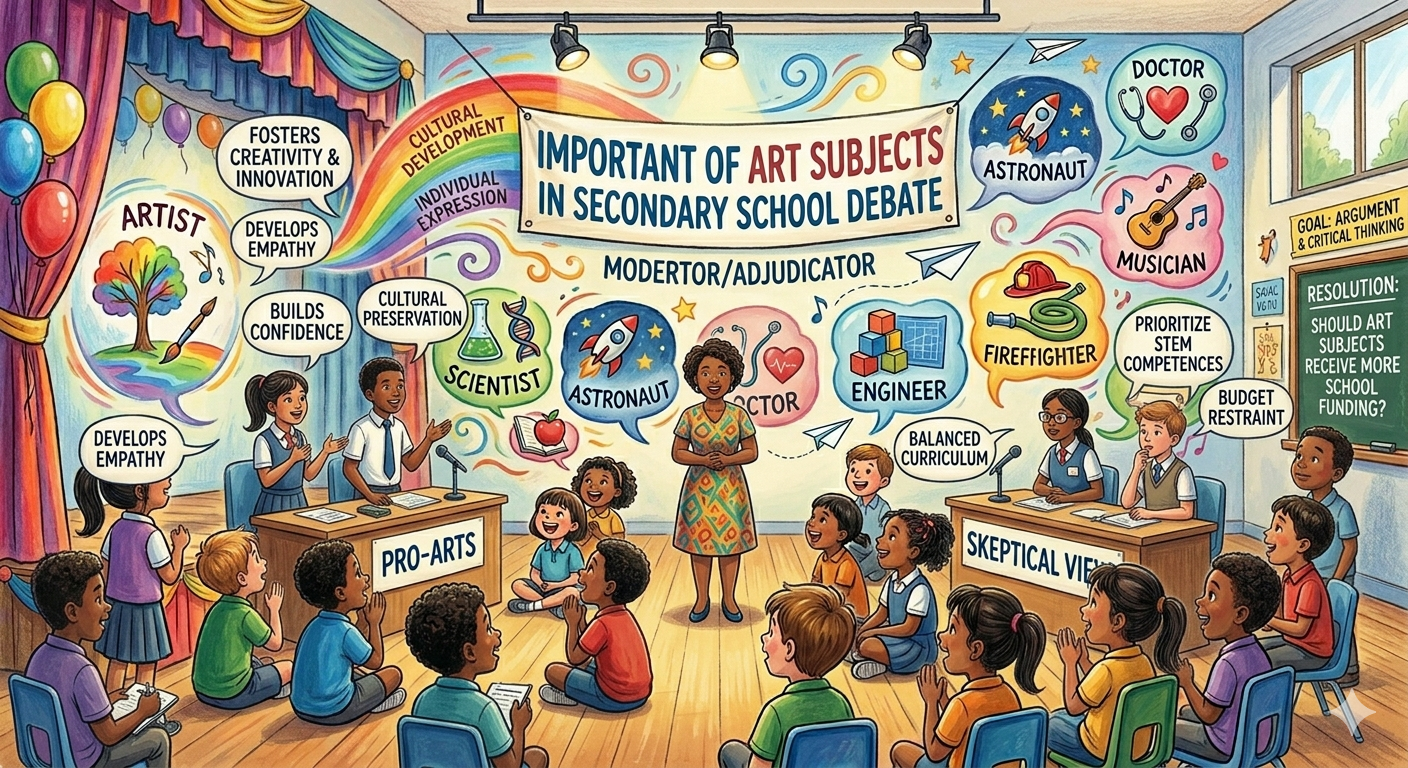 Importance of art subjects in secondary school debate