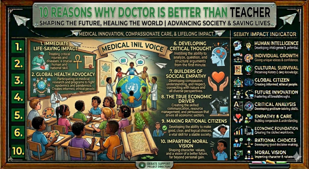 10 Reasons Why Doctor Is Better Than Teacher