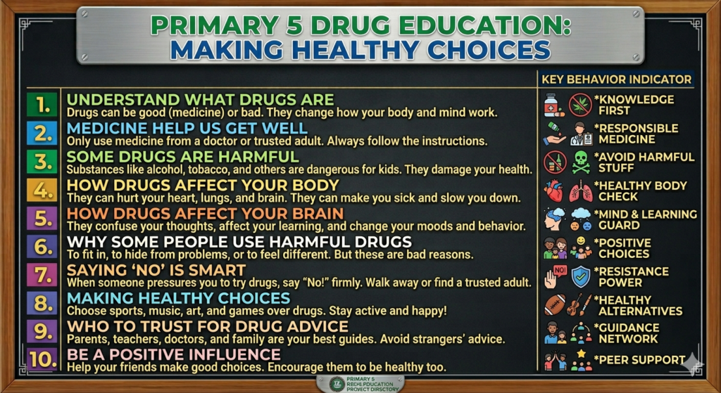 drug education for primary 5
