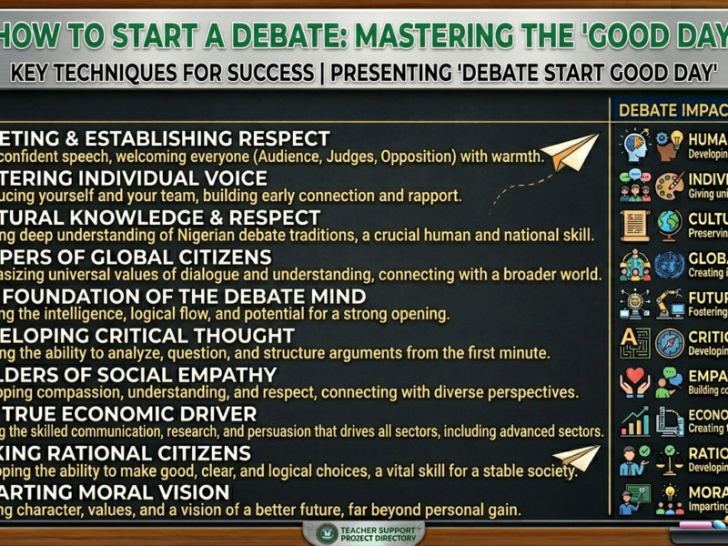 how to start a debate