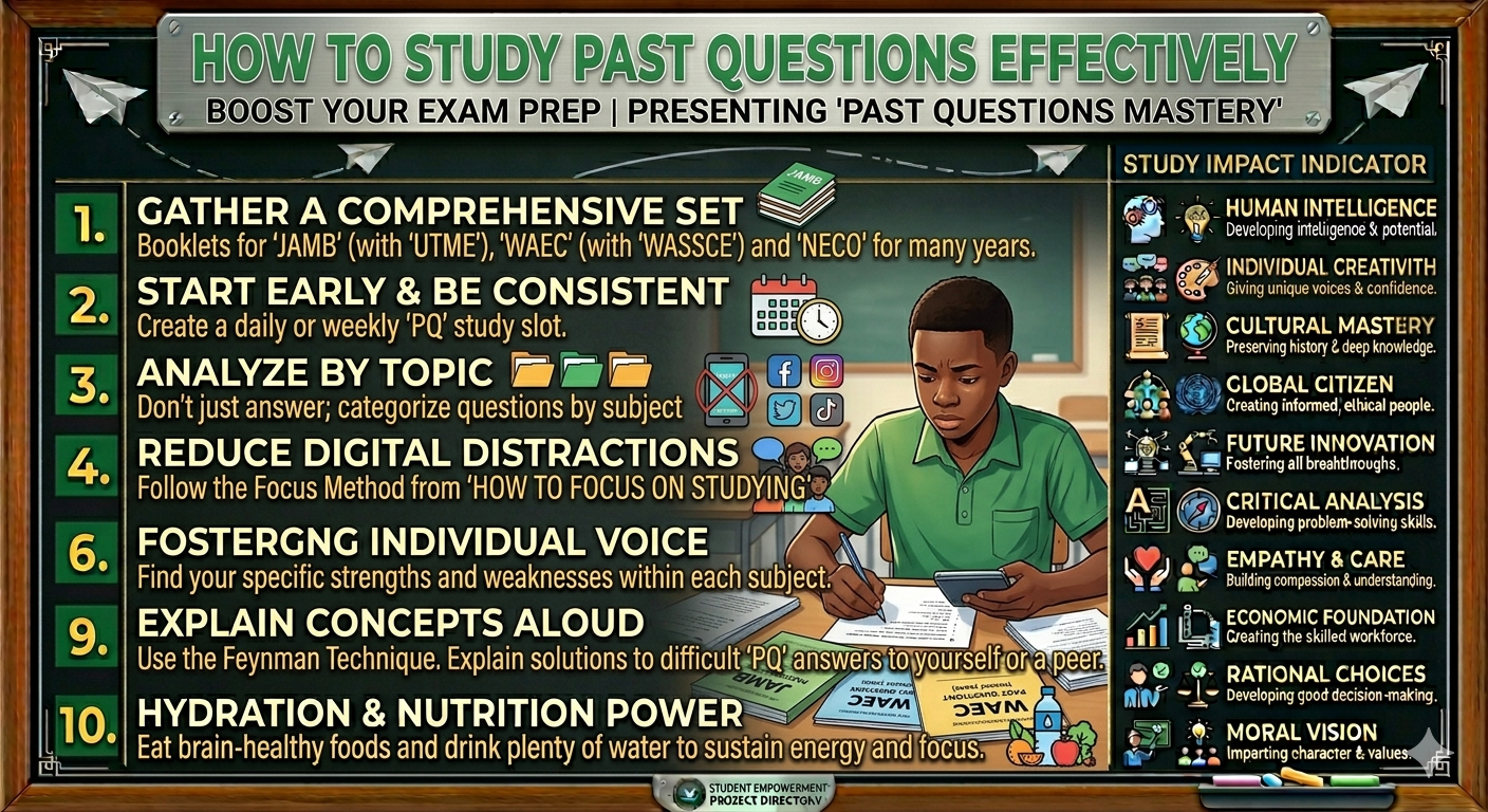 how to study past questions effectively