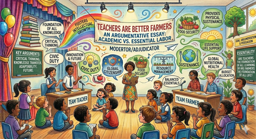 teachers are better than farmers argumentative essay