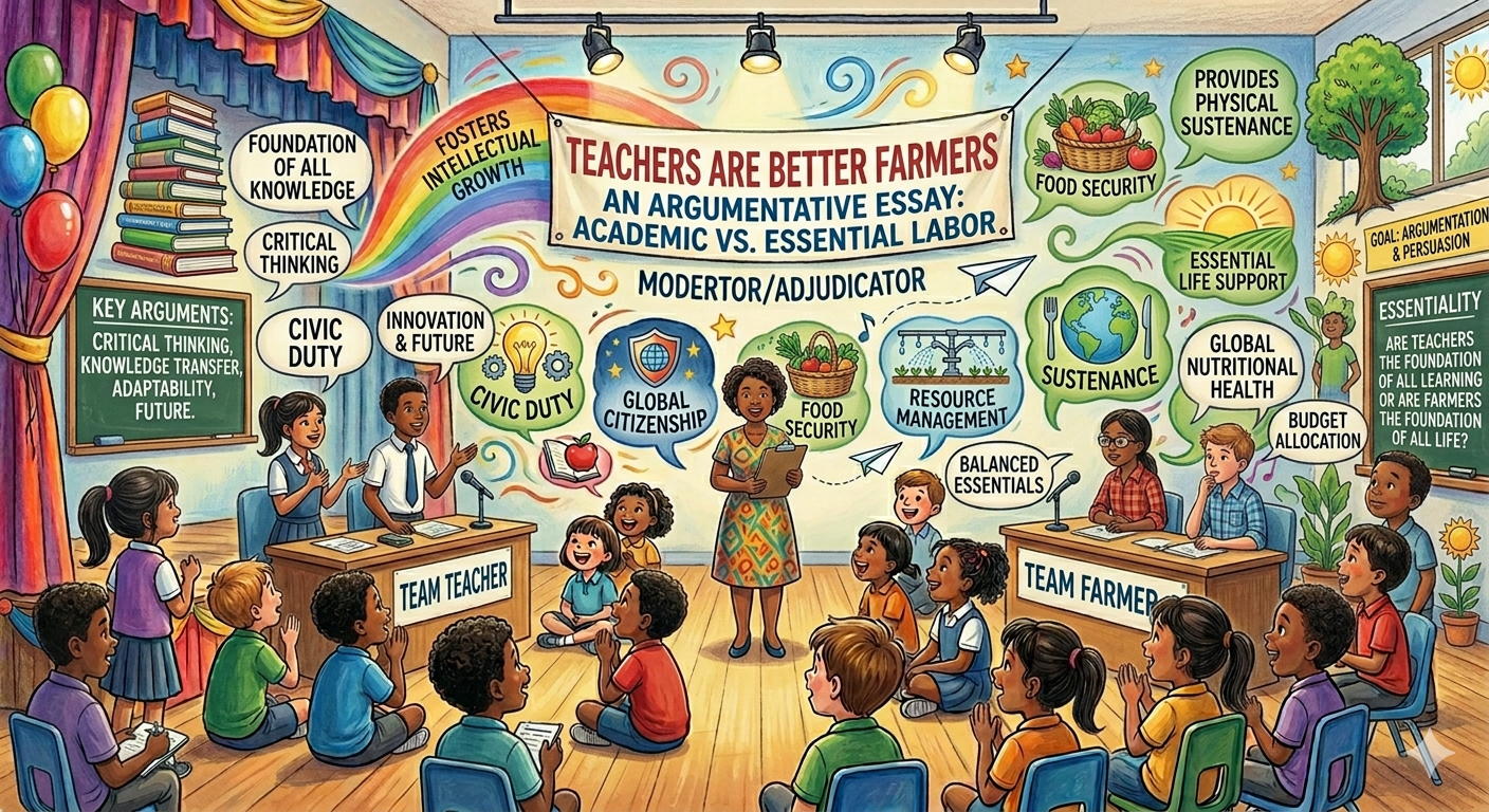 teachers are better than farmers argumentative essay