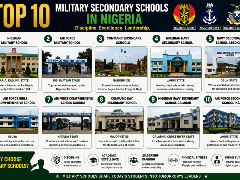 top 10 military secondary schools in nigeria