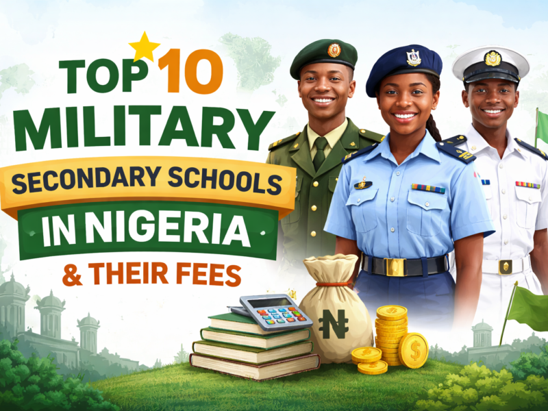 top 10 military secondary schools in nigeria and their fees