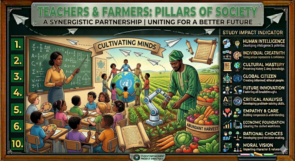 why teacher is better than farmers debate points