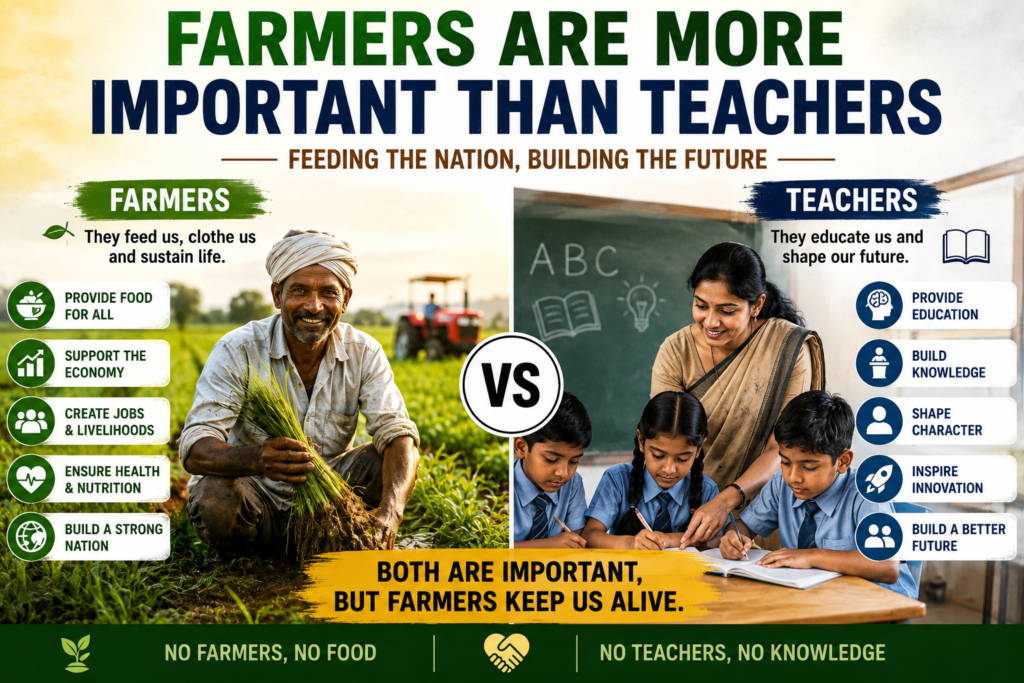 farmers are more important than teachers