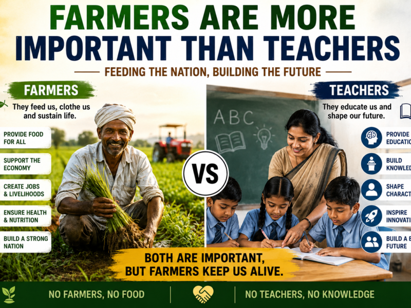 farmers are more important than teachers