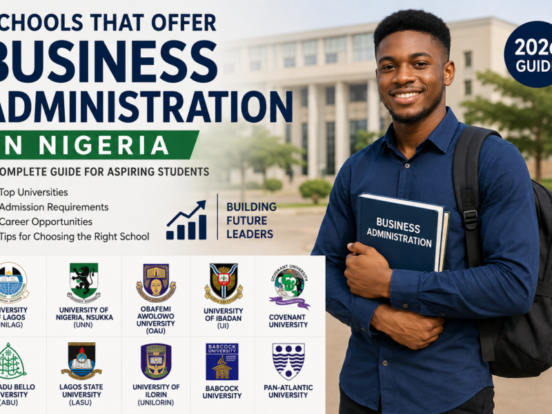 schools that offer business administration in nigeria