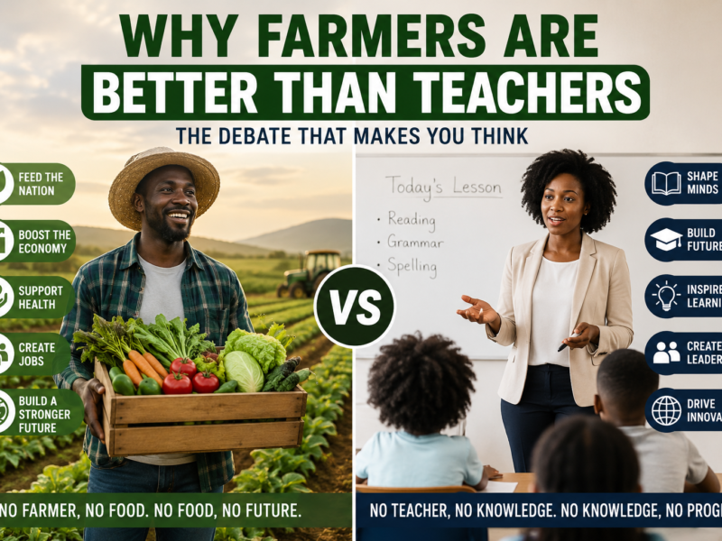 why farmers are better than teachers