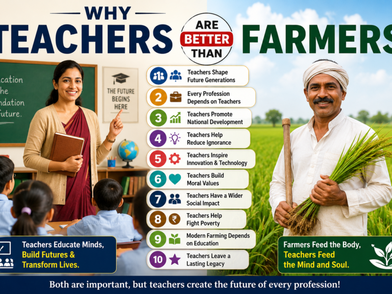 why is teacher better than farmer