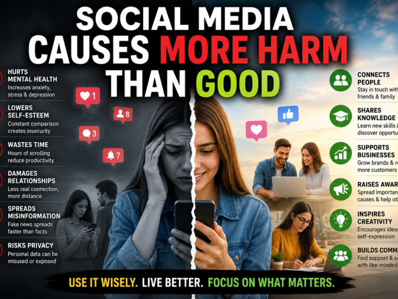 Social Media Causes More Harm Than Good