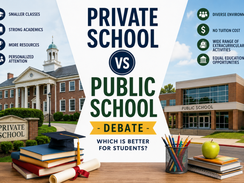 private school vs public school debate