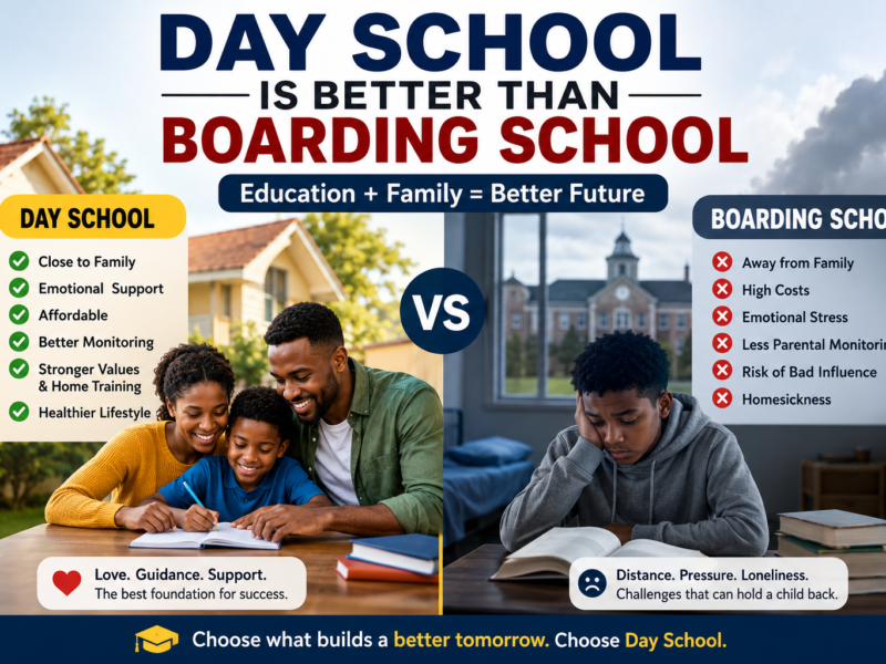 Day School Is Better Than Boarding School Speech