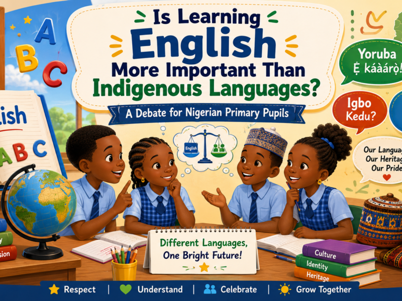 Is Learning English More Important Than Indigenous Languages