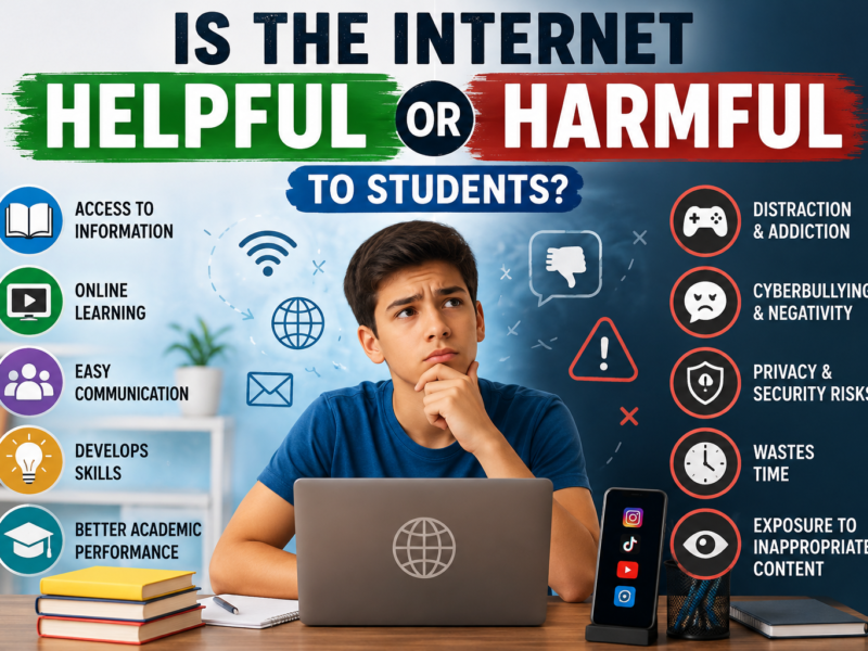 Is the Internet Helpful or Harmful to Students