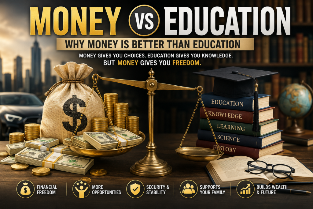 Why Money Is Better Than Education
