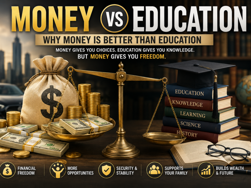 Why Money Is Better Than Education